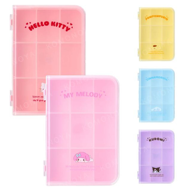 Sanrio 三麗鷗 造型方形飾品盒 S (書本款) Kitty 美樂蒂 布丁狗 大耳狗