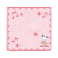 Sanrio 三麗鷗 棉質方巾 20x20cm (格紋款) Kitty 布丁狗 大耳狗 帕恰狗_2
