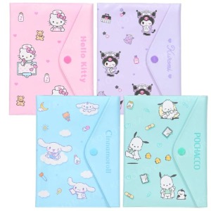 Sanrio 三麗鷗 PVC扣式收納袋 (302診療室) Kitty 大耳狗 酷洛米 帕恰狗