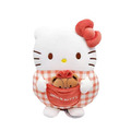 Sanrio 三麗鷗 絨毛玩偶娃娃 (格紋好友款) Kitty 美樂蒂 大耳狗 人魚漢頓_1