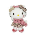 Sanrio 三麗鷗 Hello Kitty 絨毛玩偶娃娃 (豹紋款)_1