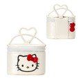 Sanrio 三麗鷗 Hello Kitty 皮質絎縫飾品收納包附扣環 (迷你小物系列)_1