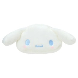 ▲新品特價 Sanrio 三麗鷗 大耳狗 絨毛大臉拉鍊化妝包 (軟綿綿白雲)