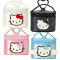 Sanrio 三麗鷗 Hello Kitty 皮質絎縫飾品收納包附扣環 (迷你小物系列)
