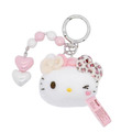Sanrio 三麗鷗 Hello Kitty 絨毛玩偶串珠鑰匙圈 (豹紋款)_1