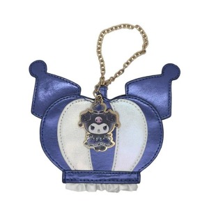 Sanrio 三麗鷗 酷洛米 皮質造型化妝包吊飾 (生日皇冠)