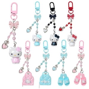 Sanrio 三麗鷗 Hello Kitty 公仔串珠吊飾 全套盲盒8入組 (迷你小物系列)