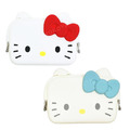 Sanrio 三麗鷗 Hello Kitty 矽膠扣型零錢包 p+g design mimi DO-MO (大臉款）