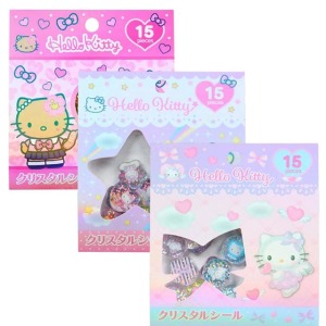 Sanrio 三麗鷗 Hello kitty水晶貼紙組 15枚入 (fantasy)