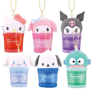 Sanrio 三麗鷗 透明造型玩偶收納包 (大臉款) Kitty 美樂蒂 酷洛米 大耳狗