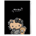 Sanrio 三麗鷗 Hello Kitty A4 6+1多功能資料夾 (黑時尚女孩款)