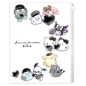 Sanrio 三麗鷗 x Obakenu A4 6+1多功能資料夾 (白款)