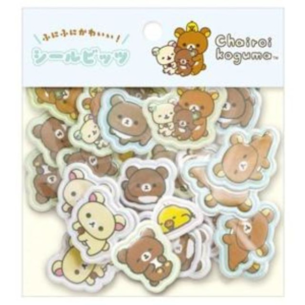 San-X 拉拉熊 造型貼紙組 32枚入 (好友動作款)