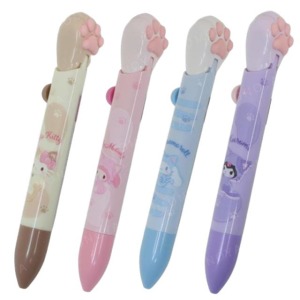 Sanrio 三麗鷗 造型原子筆 0.7mm 黑 (貓咪肉球款) Kitty 美樂蒂 大耳狗