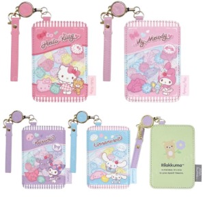 Sanrio 三麗鷗 皮質伸縮票卡套 (糖果款) Kitty 美樂蒂 大耳狗 酷洛米