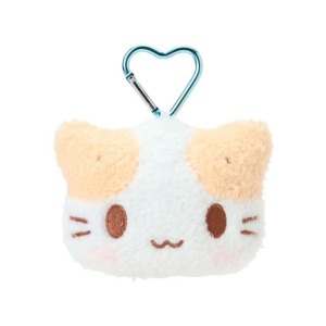 Sanrio 三麗鷗 棉花糖貓 絨毛玩偶隨身鏡 (大臉款)