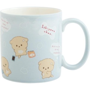San-X 意志薄弱醬 逃避小狗 陶瓷馬克杯 (藍動作款)