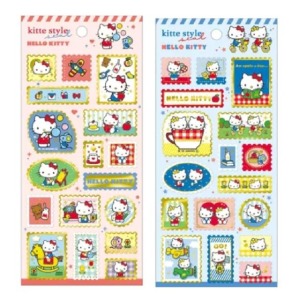 Sanrio 三麗鷗 Hello Kitty 造型貼紙組 (郵票款)