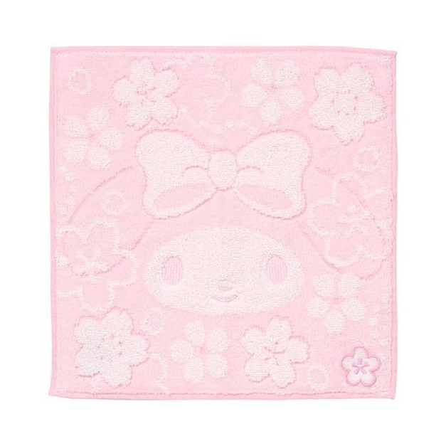 ▲新品特價 Sanrio 三麗鷗 美樂蒂 棉質方巾 25x25cm (2026櫻花精靈)