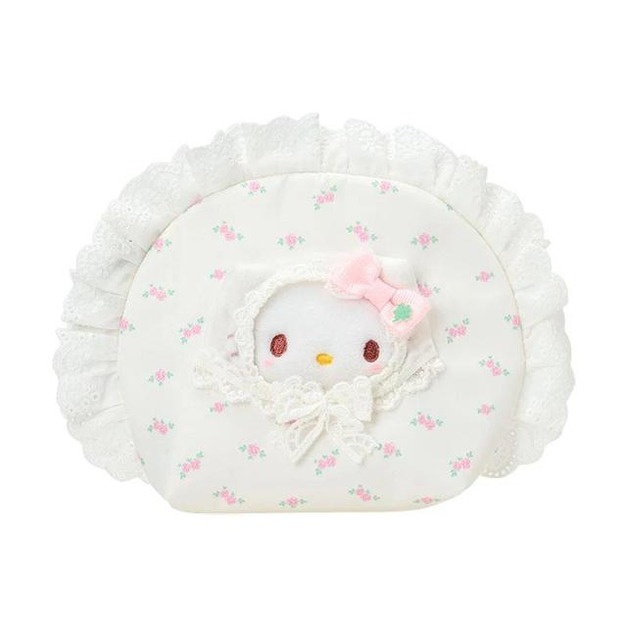 ▲新品特價【預購】Sanrio 三麗鷗 Hello Kitty 蕾絲造型面紙化妝包 (蕾絲森林系)