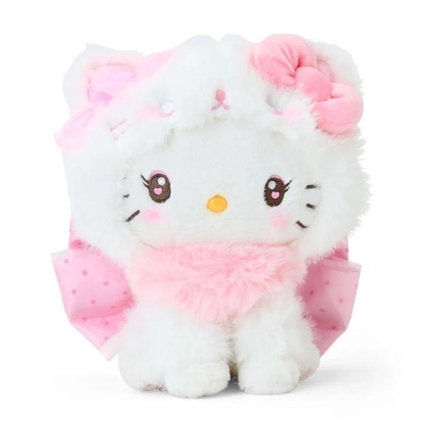 ▲新品特價【預購】 Sanrio 三麗鷗 Hello Kitty 絨毛玩偶娃娃 (牛奶緞帶貓)