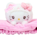 ▲新品特價 Sanrio 三麗鷗 Hello Kitty 絨毛造型吸水髮帶 (牛奶緞帶貓)_3