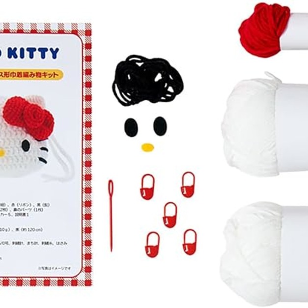 Sanrio 三麗鷗 Hello Kitty DIY造型束口袋編織組 (手工藝俱樂部)