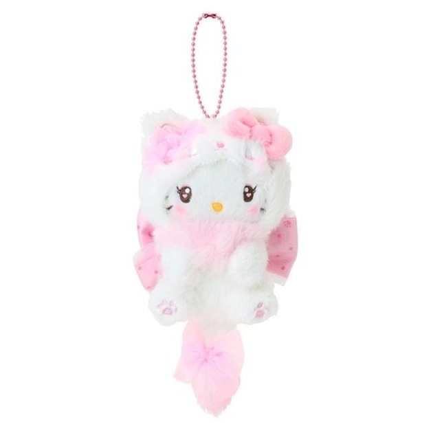 ▲新品特價【預購】 Sanrio 三麗鷗 Hello Kitty 絨毛玩偶吊飾 (牛奶緞帶貓)