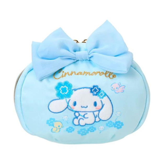▲新品特價【預購】Sanrio 三麗鷗 大耳狗 造型拉鍊化妝包 (水色幸運草)