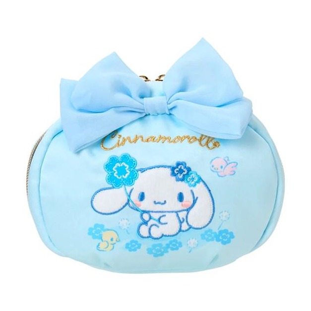 ▲新品特價【預購】Sanrio 三麗鷗 大耳狗 造型拉鍊化妝包 (水色幸運草)