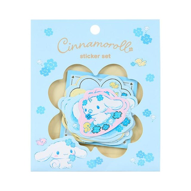 ▲新品特價 Sanrio 三麗鷗 大耳狗 造型貼紙組 20枚入 (水色幸運草)