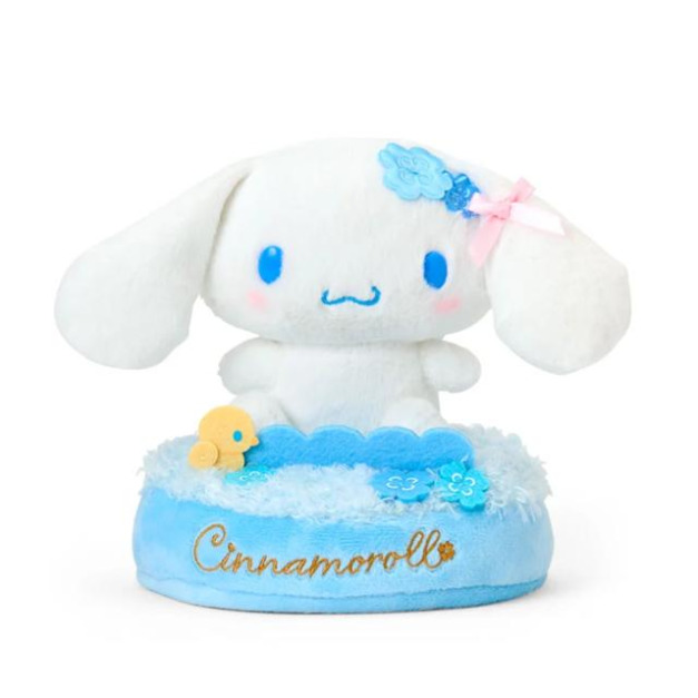 ▲新品特價【預購】Sanrio 三麗鷗 大耳狗 絨毛造型手機架 (水色幸運草)