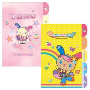 Sanrio 三麗鷗 花小兔 A4 5層分類資料夾 (古銅辣妹系列)