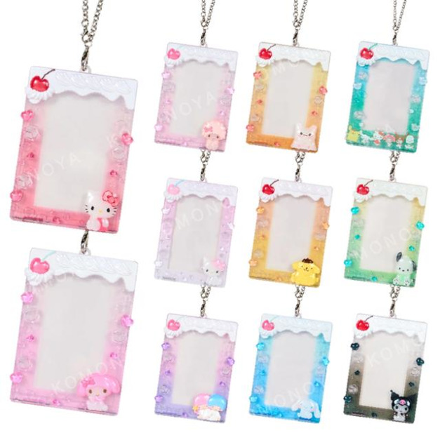 ⭐獨家特價 Sanrio 三麗鷗 透明滴膠拍立得小卡套 (漂浮汽水 偶像應援) Kitty 雙子星 piano