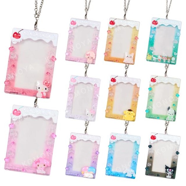 ⭐獨家特價 Sanrio 三麗鷗 透明滴膠拍立得小卡套 (漂浮汽水 偶像應援) Kitty 雙子星 piano