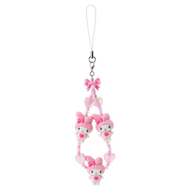 ▲新品特價 Sanrio 三麗鷗 美樂蒂 造型串珠手機吊飾 (拼貼珠珠系列)
