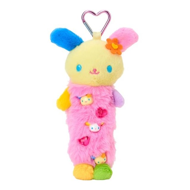 ▲新品特價【預購】Sanrio 三麗鷗 花小兔 絨毛玩偶收納包吊飾 (拼貼珠珠系列)