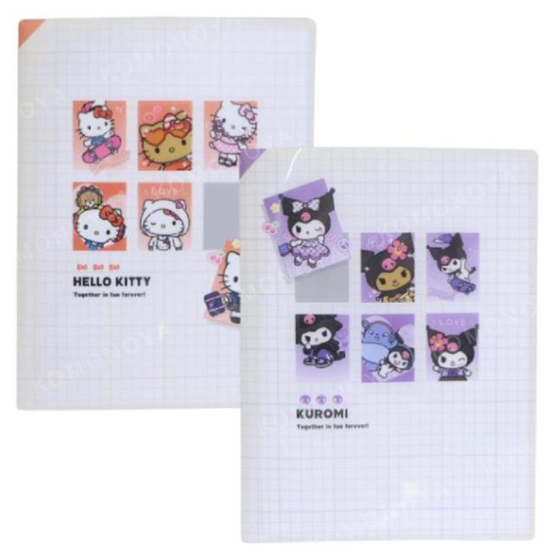 Sanrio 三麗鷗 A4 雙開式資料夾 10頁 (裝扮款) Kitty 酷洛米