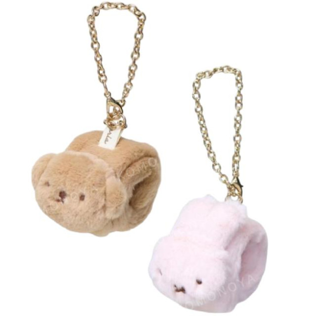 米飛兔 絨毛造型多功能鑰匙圈 (大臉款) 米飛兔 波里斯熊