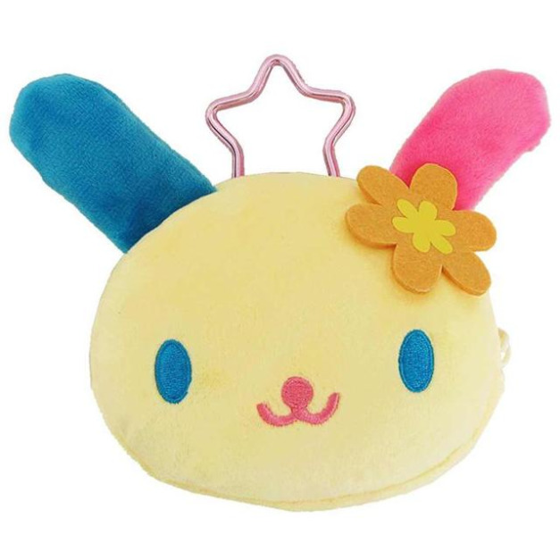 Sanrio 三麗鷗 花小兔 絨毛造型零錢包吊飾 (大頭款)