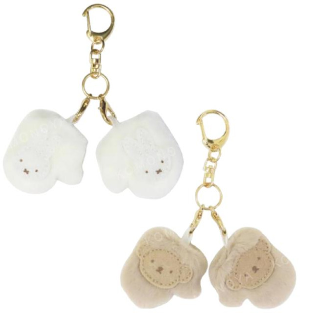 米飛兔 絨毛造型鑰匙圈 (手套款) 米飛兔 波里斯熊