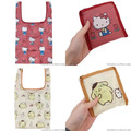 Sanrio 三麗鷗 摺疊環保購物袋 S (滿版動作款) Kitty 大耳狗 酷洛米 布丁狗_1