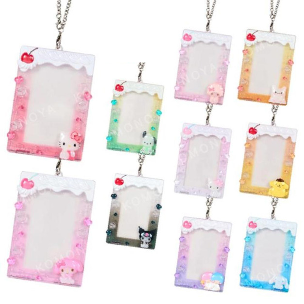 ⭐獨家特價 Sanrio 三麗鷗 透明滴膠拍立得小卡套 (漂浮汽水 偶像應援) Kitty 雙子星 piano