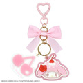▲新品特價 Sanrio 三麗鷗 粧美堂 美樂蒂 壓克力造型雙連鑰匙圈 (櫻桃鮮奶油)