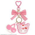 ▲新品特價 Sanrio 三麗鷗 粧美堂 酷洛米 壓克力造型雙連鑰匙圈 (櫻桃鮮奶油)