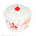▲新品特價 Sanrio 三麗鷗 粧美堂 酷洛米 蛋糕造型皮質化妝包 (櫻桃鮮奶油)_1