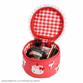 ▲新品特價 Sanrio 三麗鷗 粧美堂 Hello Kitty 蛋糕造型皮質化妝包 (櫻桃鮮奶油)_5