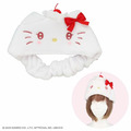 ▲新品特價 Sanrio 三麗鷗 粧美堂 Hello Kitty 造型吸水髮帶 (櫻桃鮮奶油)_1