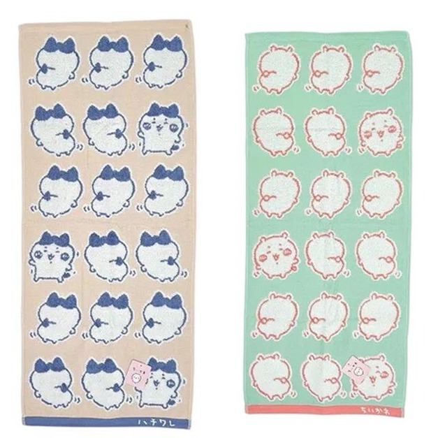 Chiikawa 吉伊卡哇 純棉長毛巾 34x80cm  (跳舞款) 吉伊 小八