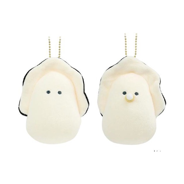 牡蠣寶寶 絨毛吊飾娃娃 (表情款)
